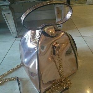 Rose gold bag